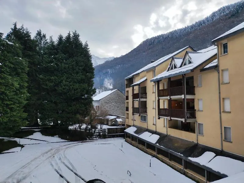 Appartement Grand Studio Balcon Parking Prive Aulus Les Bains